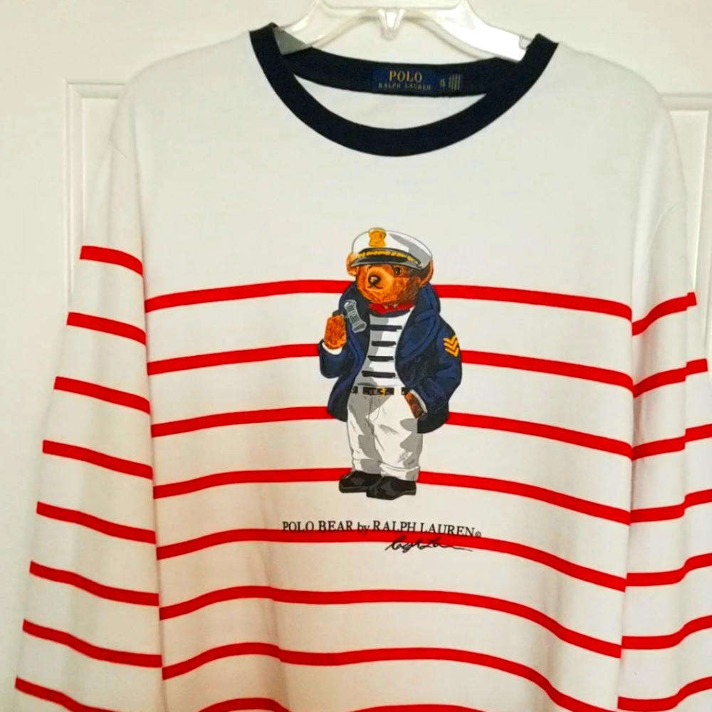 NWOT,,,,RALPH LAUREN POLO BEAR SWEATER